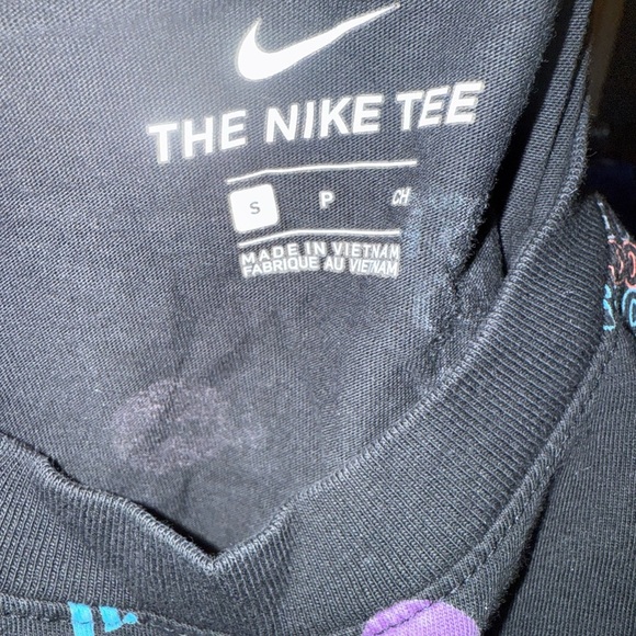 Mens Nike Just Do It AOP Black t shirt Size small EUC - Picture 4 of 7